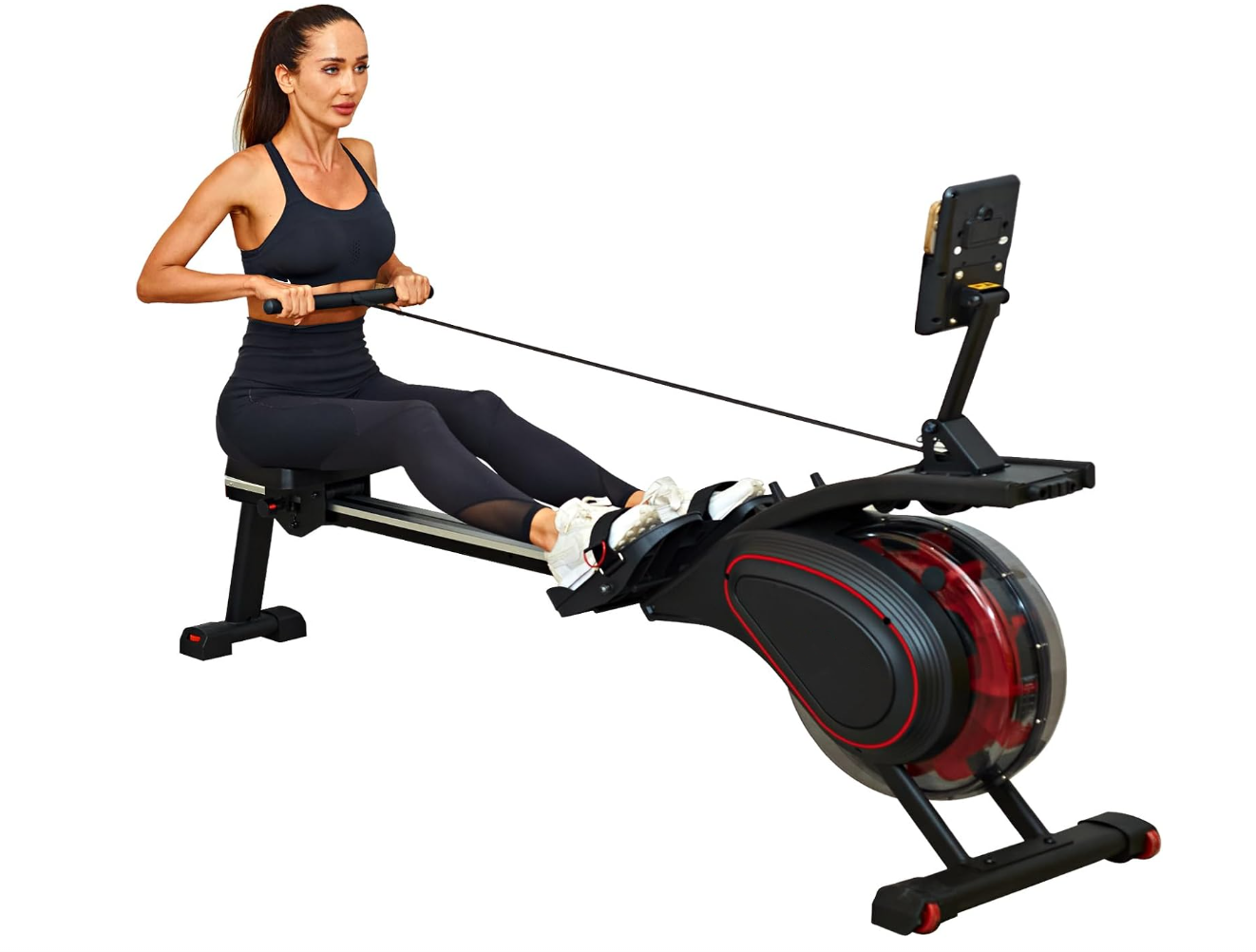 Water Rowing Machine: Immersive Water Resistance Rower, Redefine Full-Body Home Training