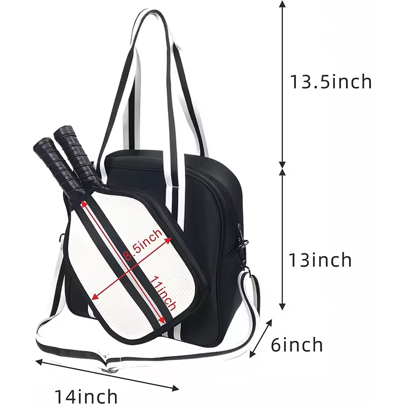 Bag-Custom Logo Sports Pickleball Sling Bag Racket Tennis Paddle Tote Carry Bag Travel Pickleball Bag