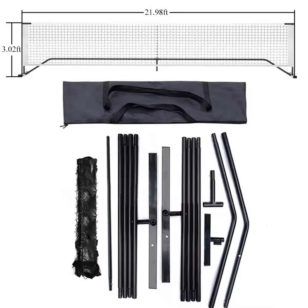 NET-Customized Portable Pickleball Net Foldable and Easy to Carry Sports Net for Training and Practice