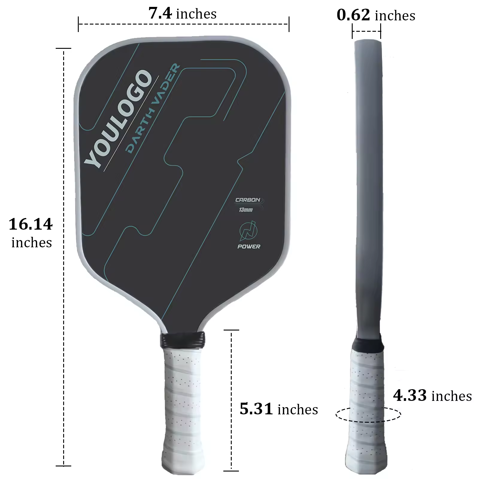 Thermoformed paddle-1