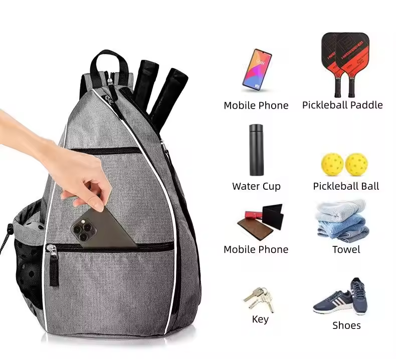 Bag-Multiple colors support customization-Waterproof Outdoor Multi-function Sports Bag Duffle Gym Bag Unisex Travel Storage Carrying Bag Pickleball Backpack