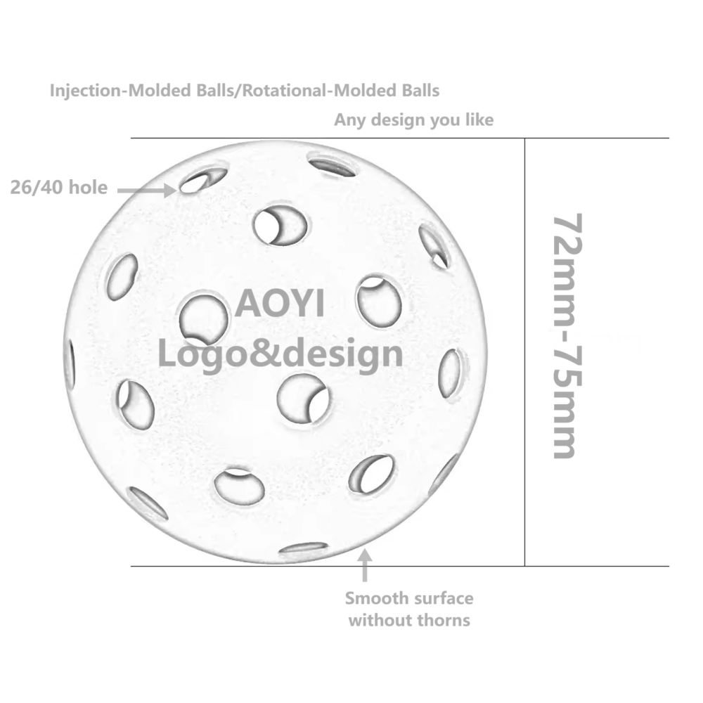 AOYI Pickleball Balls Product Introduction