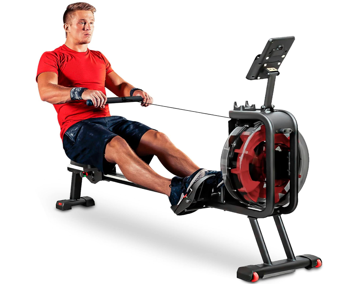 Water Rowing Machine: Immersive Water Resistance Rower, Redefine Full-Body Home Training