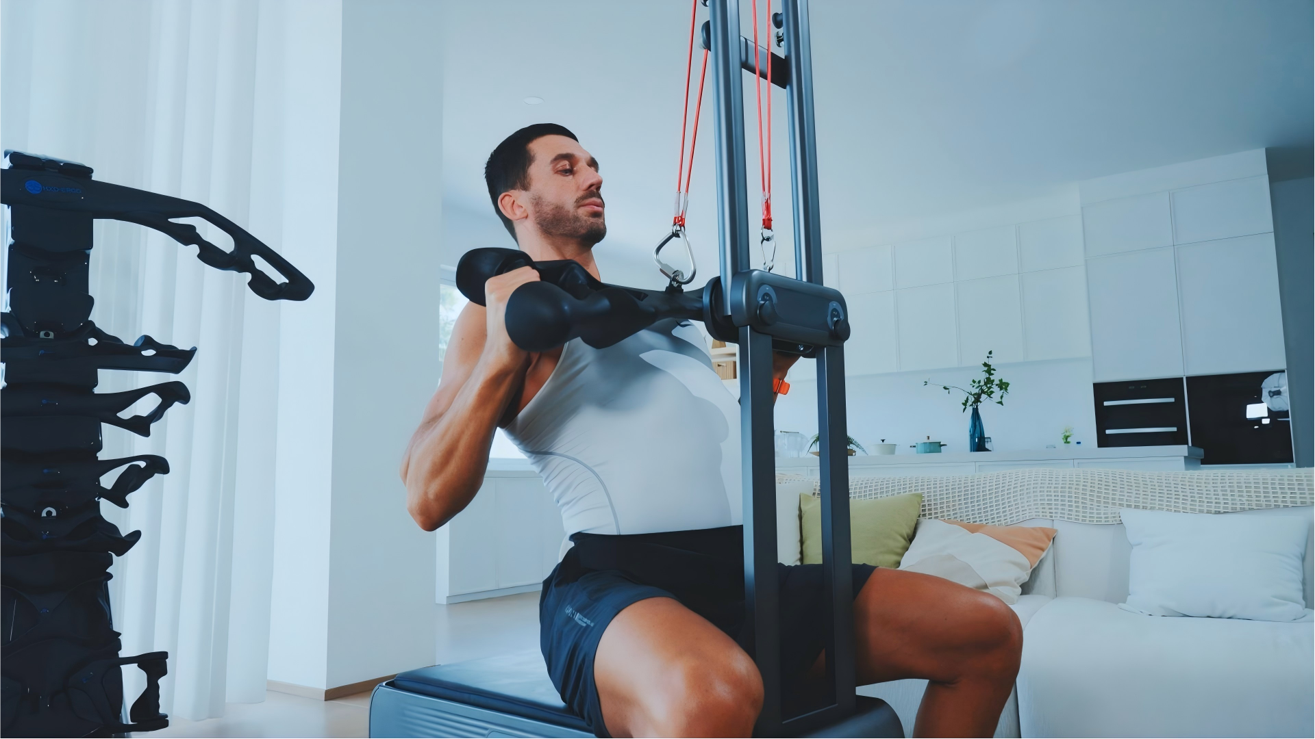 Intelligent Fitness Cabinet (ES1 Pro): Smart All-in-One Solution for Home Strength Training